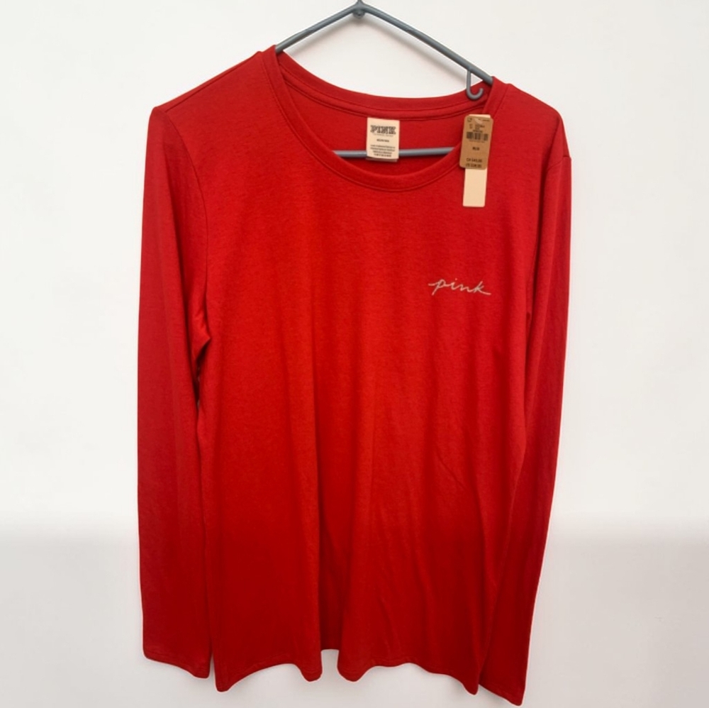 PINK Victoria's Secret Long Sleeve Tee NWT - Picture 1 of 1